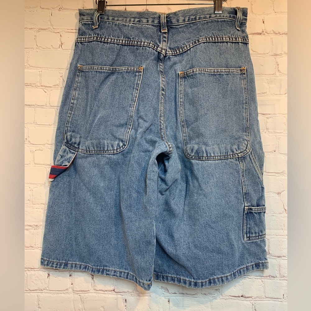 Vintage Skaters Baggy Jean Shorts Size 34 - Picture 4 of 4